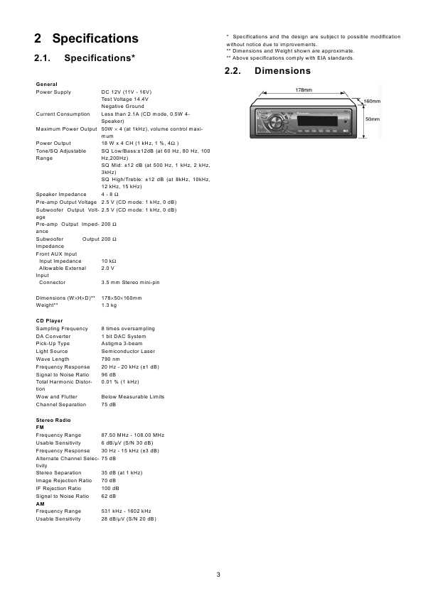 Сервисная инструкция Panasonic CQ-C5305W