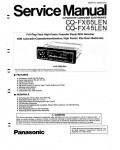 Сервисная инструкция Panasonic CQ-FX45LEN, CQ-FX65LEN