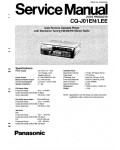 Сервисная инструкция Panasonic CQ-J01EN/LEE