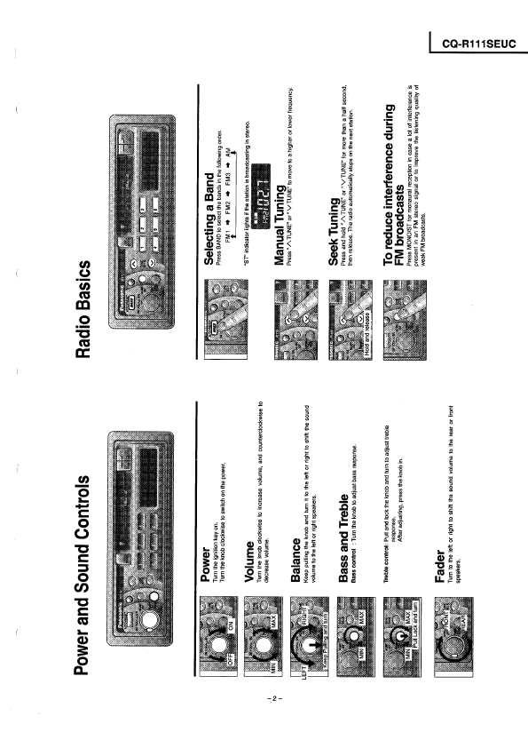 Сервисная инструкция Panasonic CQ-R111SEUC