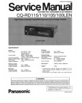 Сервисная инструкция Panasonic CQ-RD100LEN