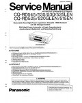 Сервисная инструкция Panasonic CQ-RD515EN, CQ-RD520GLEN, CQ-RD525, CQ-RD530, CQ-RD535, CQ-RD545