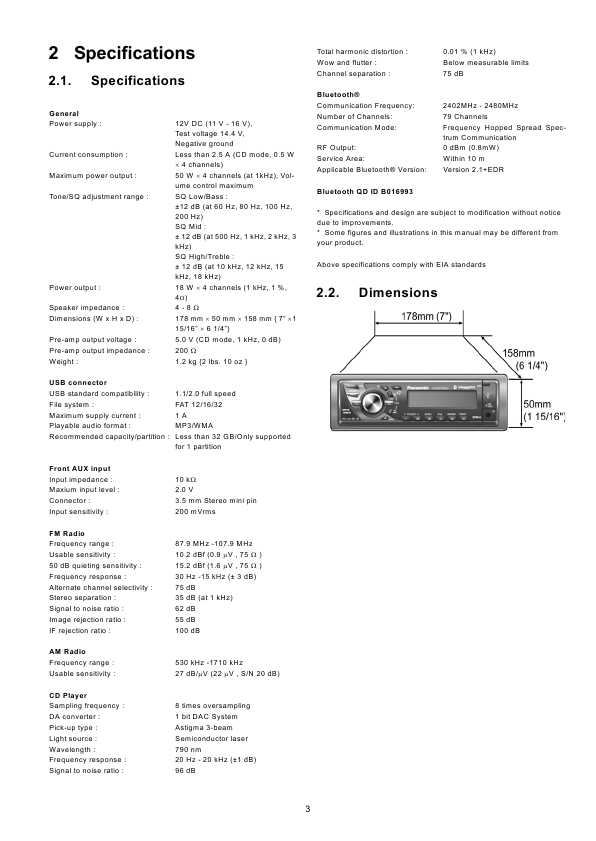 Сервисная инструкция Panasonic CQ-RXBT490U