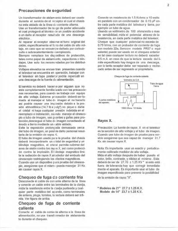 Сервисная инструкция Panasonic CT-Z14R4, CT-Z21R4, CT-Z21S4, NA6LV chassis