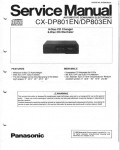 Сервисная инструкция Panasonic CX-DP801EN, CX-DP803EN
