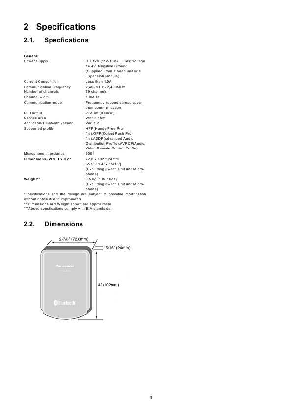 Сервисная инструкция Panasonic CY-BT200U