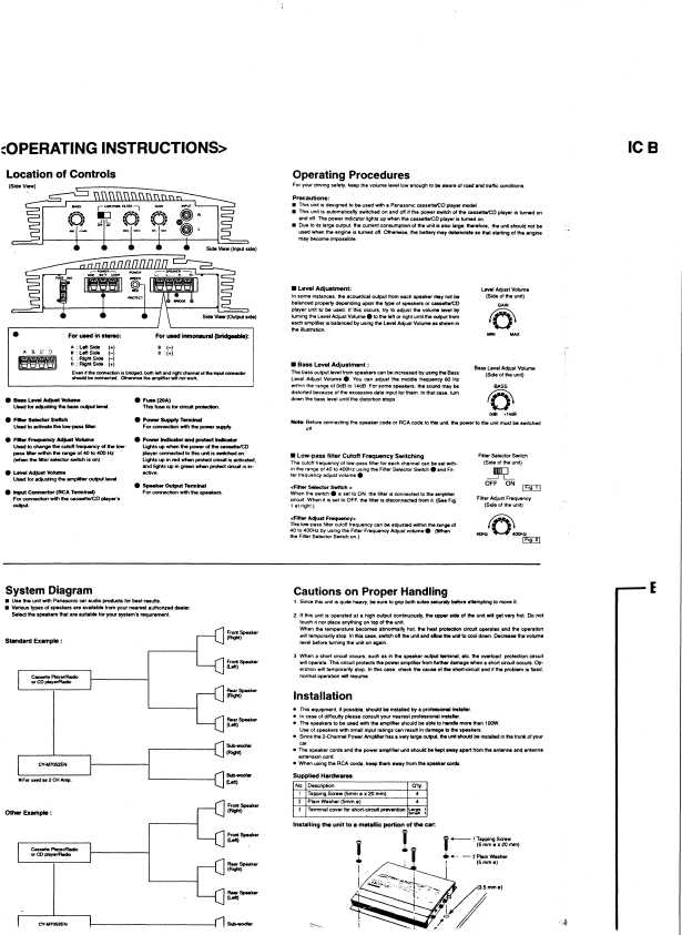 Сервисная инструкция Panasonic CY-M7052EN