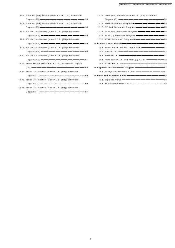 Сервисная инструкция Panasonic DMR-EH57EE, DMR-EH575EG