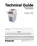 Сервисная инструкция Panasonic DP-2310, DP-3010, Technical Guide