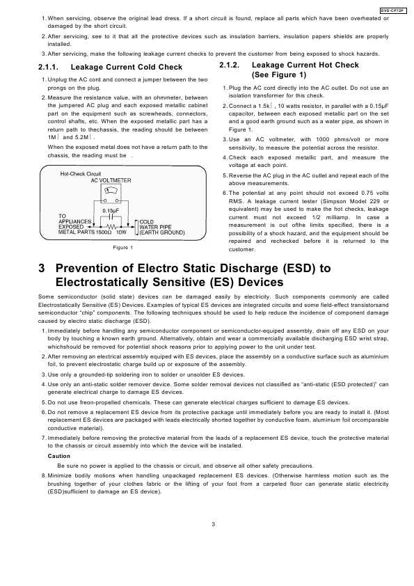 Сервисная инструкция Panasonic DVD-CP72P