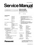 Сервисная инструкция PANASONIC DVD-K325EE
