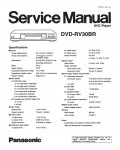 Сервисная инструкция Panasonic DVD-RV30BR