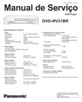 Сервисная инструкция Panasonic DVD-RV31BR