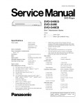 Сервисная инструкция Panasonic DVD-S49E, EG