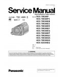 Сервисная инструкция Panasonic HDC-SD300, HDC-TM300