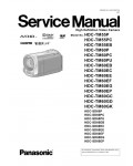 Сервисная инструкция Panasonic HDC-SD60, HDC-TM55, HDC-TM60