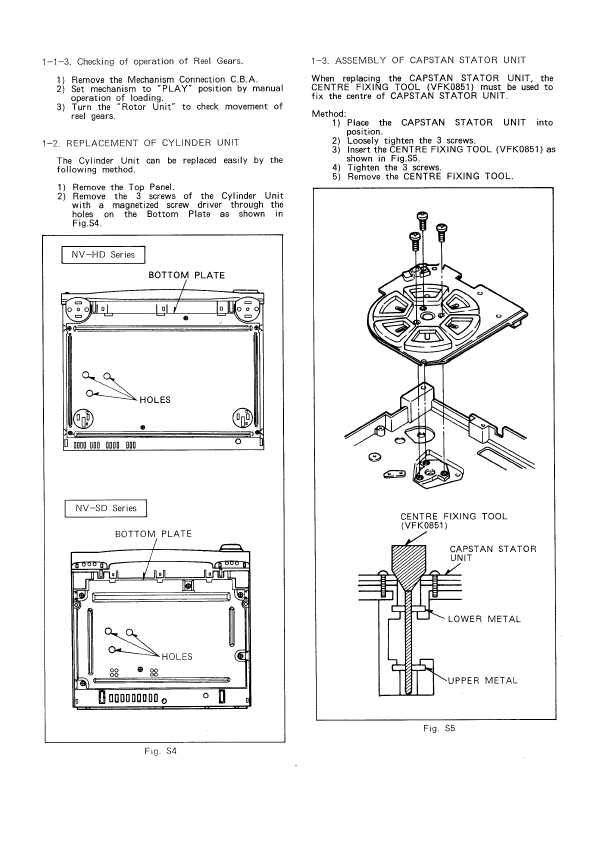 Сервисная инструкция Panasonic K-CHASSIS (MECHANICAL VHS)