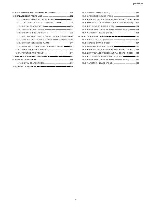 Сервисная инструкция Panasonic KX-FL513RU