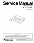 Сервисная инструкция Panasonic KX-FT57E