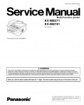 Сервисная инструкция Panasonic KX-MB271, KX-MB781
