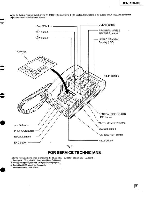 Сервисная инструкция Panasonic KX-T123230E