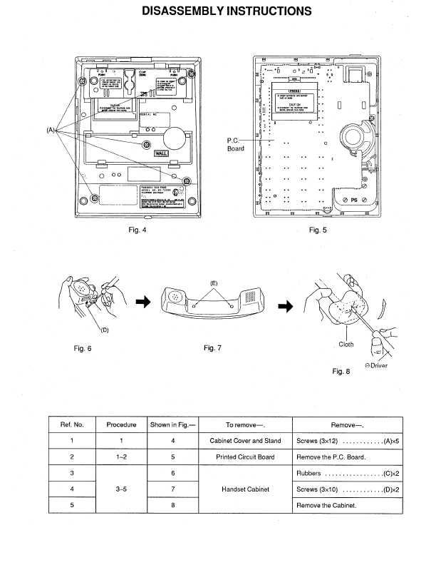 Сервисная инструкция Panasonic KX-T2260