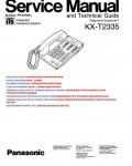 Сервисная инструкция Panasonic KX-T2335