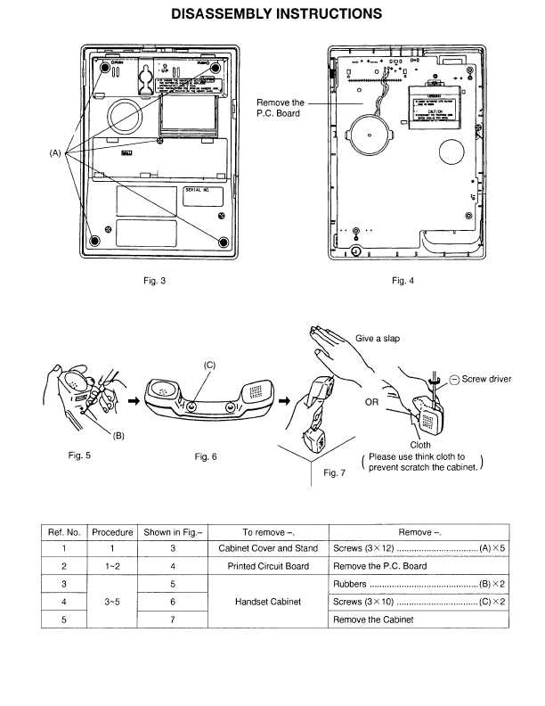 Сервисная инструкция Panasonic KX-T2365SU