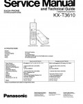 Сервисная инструкция Panasonic KX-T3610