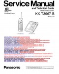 Сервисная инструкция Panasonic KX-T3967B