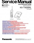 Сервисная инструкция Panasonic KX-T4026AL