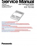 Сервисная инструкция Panasonic KX-T5100