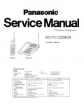 Сервисная инструкция Panasonic KX-TC1222BGB