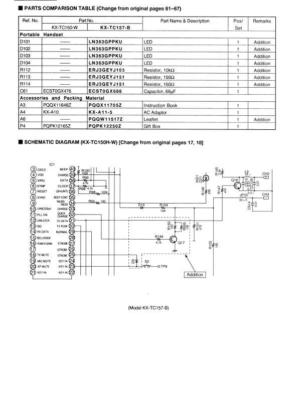 Сервисная инструкция Panasonic KX-TC157-B