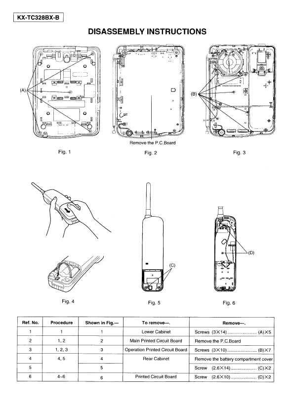 Сервисная инструкция Panasonic KX-TC328BX-B