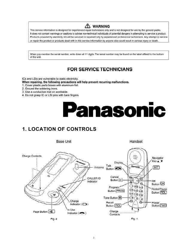 Сервисная инструкция Panasonic KX-TCD925EB