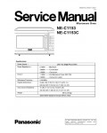 Сервисная инструкция Panasonic NE-C1153