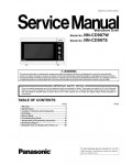 Сервисная инструкция Panasonic NN-CD997S, NN-CD987W