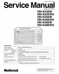 Сервисная инструкция Panasonic NN-K536W, NN-K566W, NN-K586W