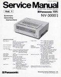 Сервисная инструкция Panasonic NV-3000E, B, VOL.1