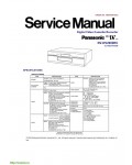 Сервисная инструкция Panasonic NV-DV2000EC
