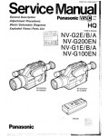 Сервисная инструкция Panasonic NV-G100EN