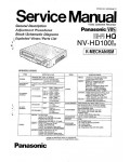 Сервисная инструкция Panasonic NV-HD100EB