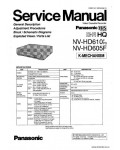 Сервисная инструкция PANASONIC NV-HD605F, HD610F