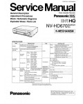 Сервисная инструкция Panasonic NV-HD670EC EG EGH