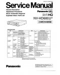 Сервисная инструкция Panasonic NV-HD680