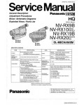Сервисная инструкция PANASONIC NV-RX9, RX10, RX19, RX20