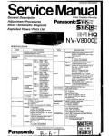 Сервисная инструкция Panasonic NV-V8000