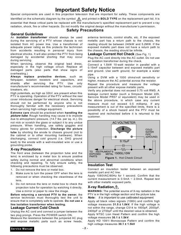 Сервисная инструкция Panasonic PT-47WX49E, DP820-CHASSIS