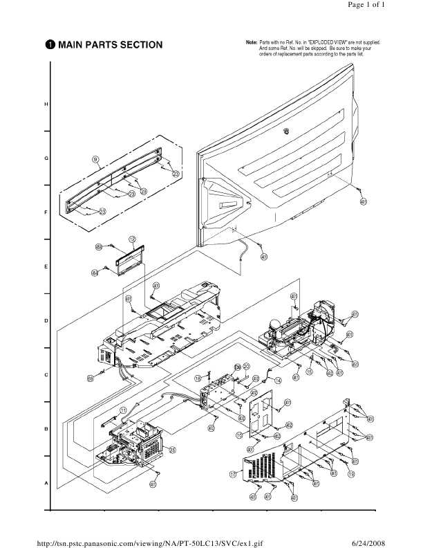 Сервисная инструкция Panasonic PT-50LC13